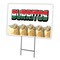 Signmission Burritos Yard Sign & Stake outdoor plastic coroplast window, C-1216-DS-Burritos C-1216-DS-Burritos - alternate 1
